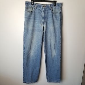 Eddie Bauer relaxed fit medium was jeans 35X32